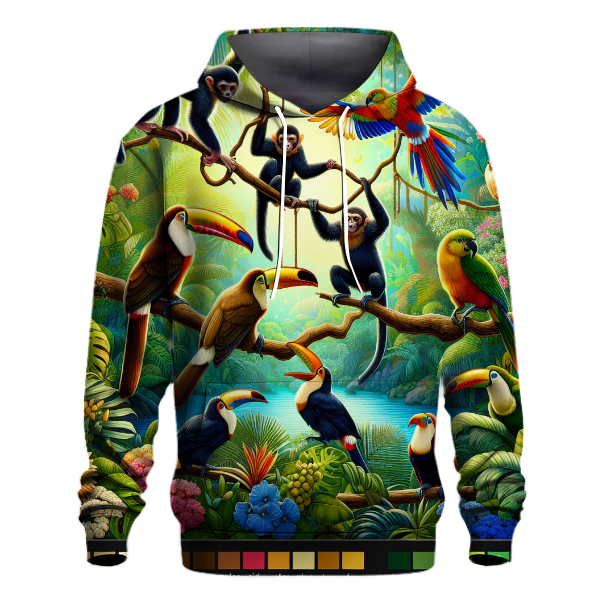 Playful Jungle Adventure Hoodie