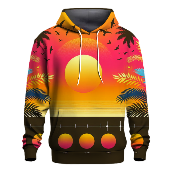 Tropical Sunset Breeze Hoodie