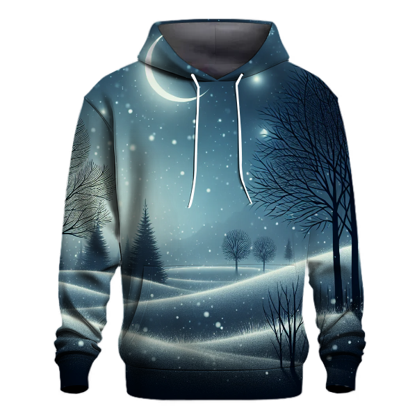 Mystical Midnight Snowfall Hoodie