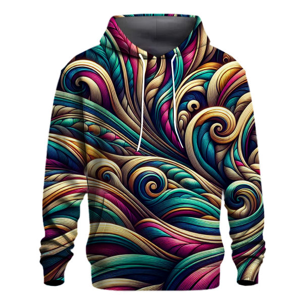 Kaleidoscopic Waves Hoodie