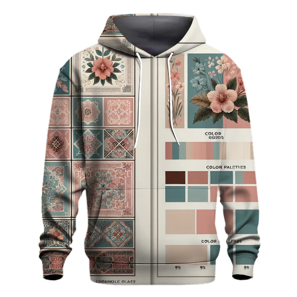 Vintage 80s Floral Hoodie