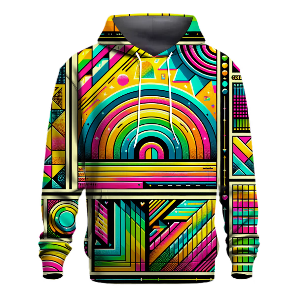 Radical Retro Rainbow Hoodie