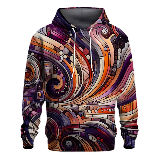 Paisley Groove Fusion Hoodie