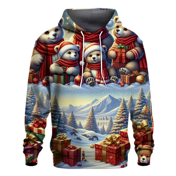 Joyful Holiday Bears Hoodie