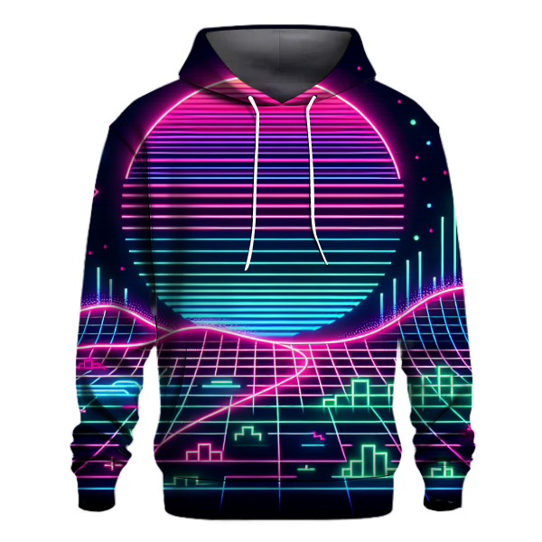 Neon Digital Dreams Hoodie