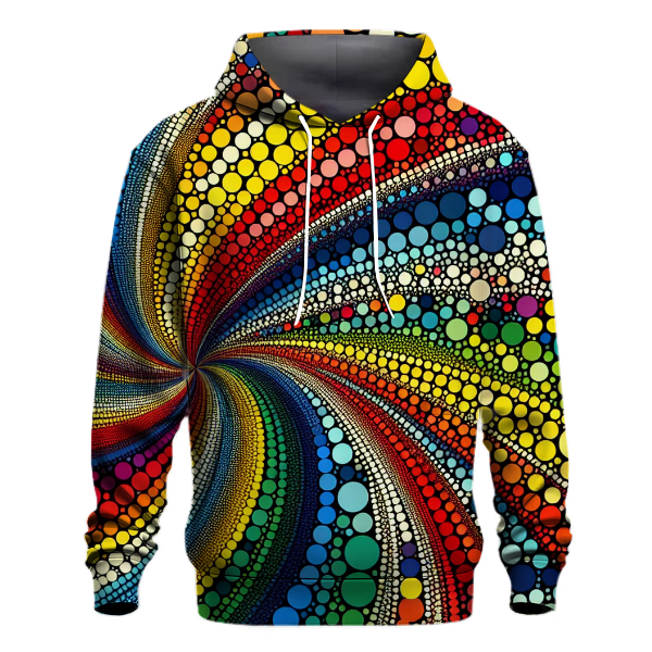 Funky Rainbow Dots Hoodie