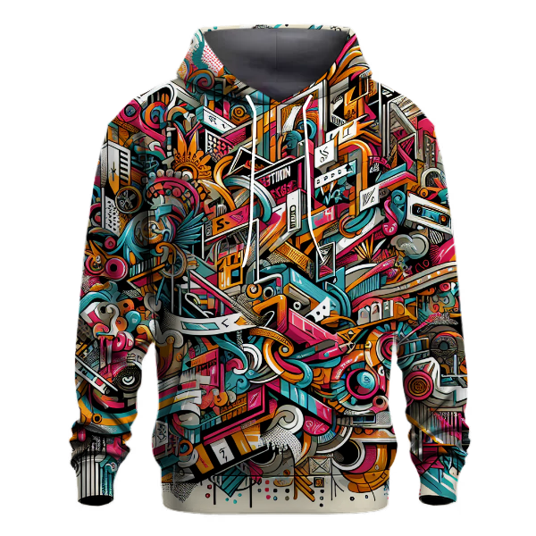 Artistic Graffiti Walls Hoodie