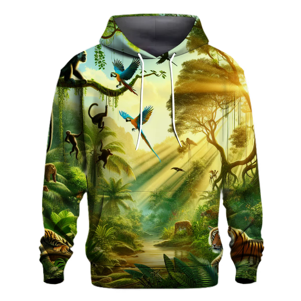 Playful Jungle Safari Adventure Hoodie