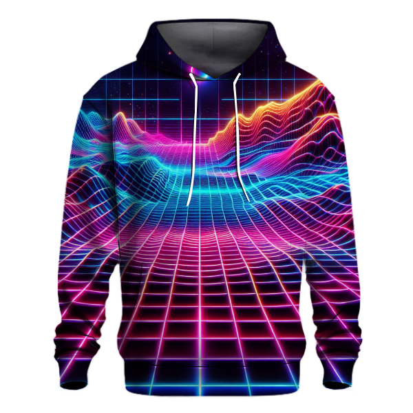 Synthwave Ocean Breeze Hoodie