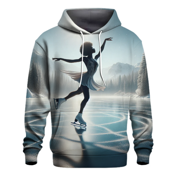 Ice Skating - Gliding Elegance Hoodie