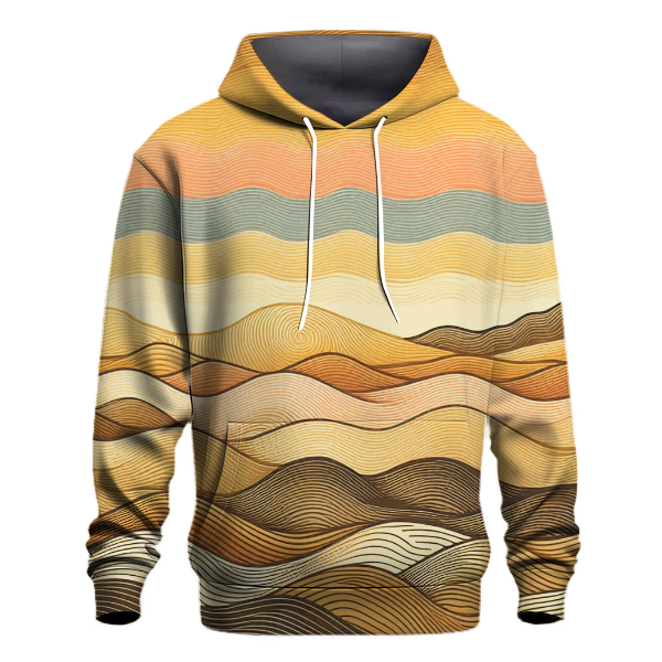 Desert Mirage Waves Hoodie