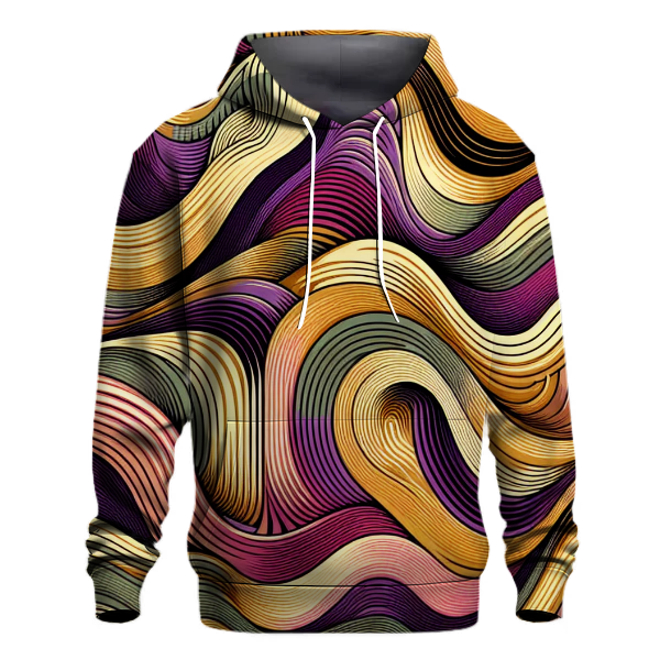 Retro Spectrum Waves Hoodie