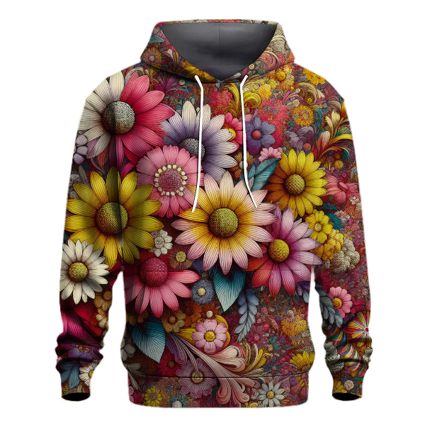 Hippy Flower Child Hoodie