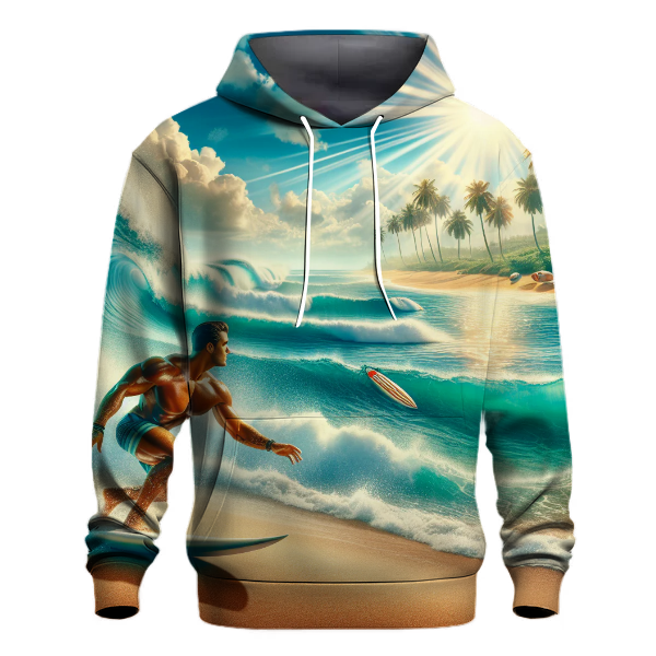 Surfing - Ocean Waves Hoodie