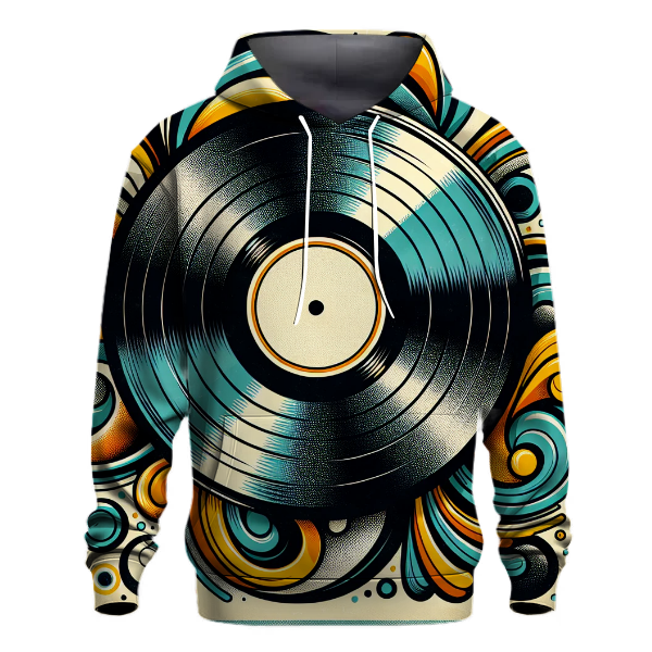 Retro Vinyl Record Love Hoodie