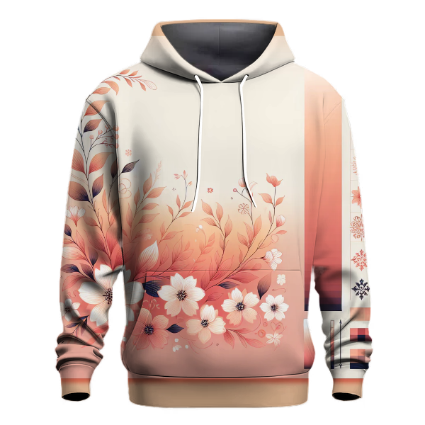 Sunkissed Peach Blossom Hoodie