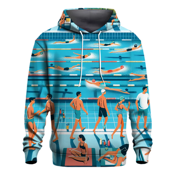 Swimming - Poolside Relaxation Hoodie