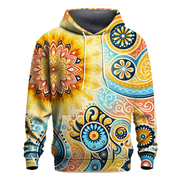 Rays of Joy Tie-Dye Hoodie