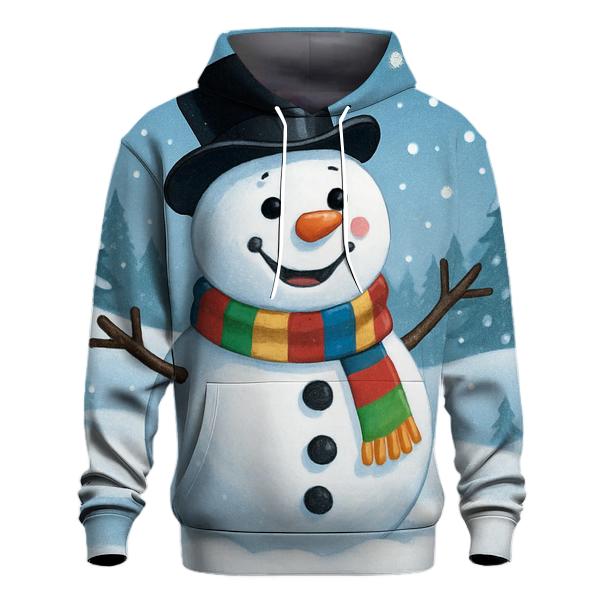 Frosty the Snowman in a Top Hat Hoodie