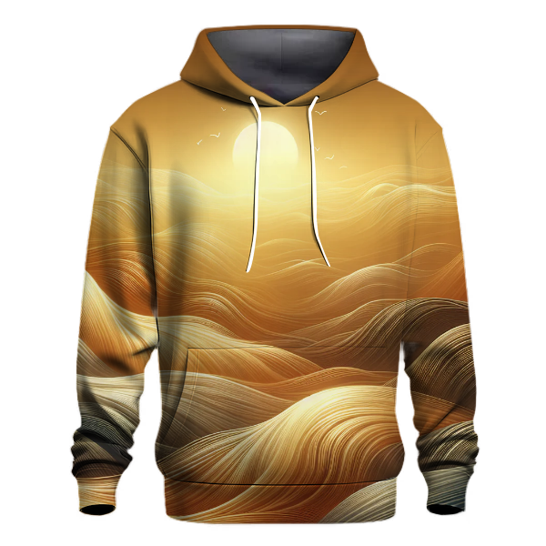 Gilded Sunset Sweep Hoodie