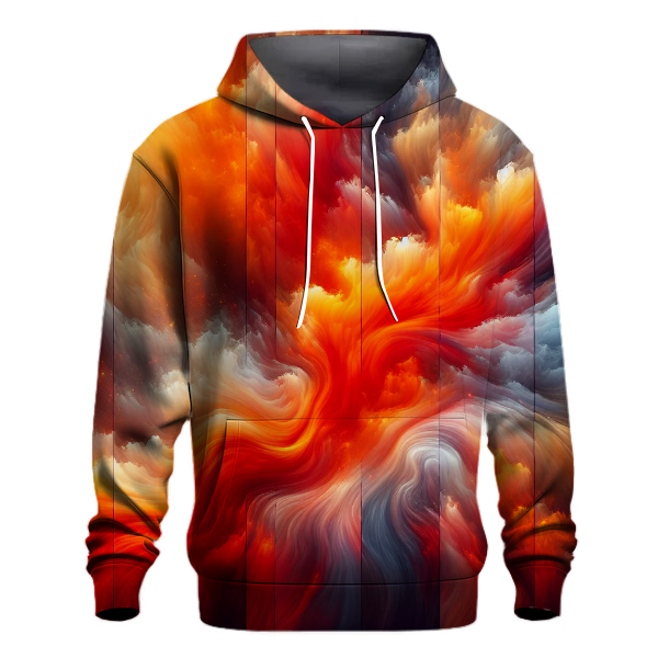 Bold Flame Gradient Hoodie