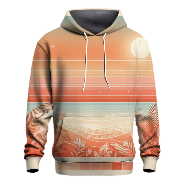 Sunset Oasis Gradient Hoodie