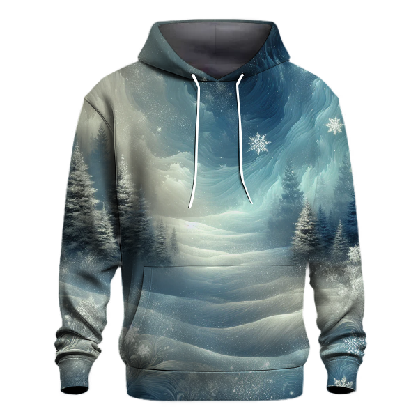 Winter Frost Swirl Hoodie