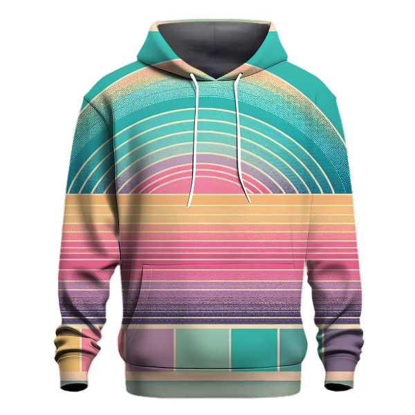 Vintage Rainbow Splash Hoodie