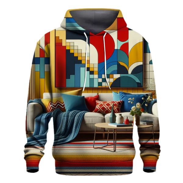Funky Color Block Patterns Hoodie