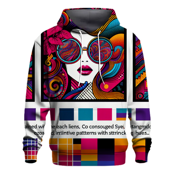 Funky 80s Sunglasses Hoodie