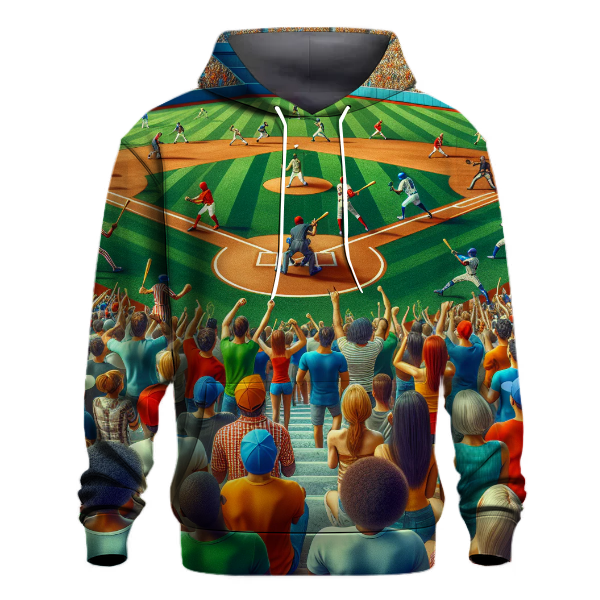 Baseball Game Day Pride Hoodie