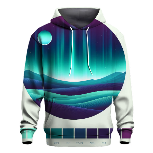 Glowing Aurora Gradient Hoodie