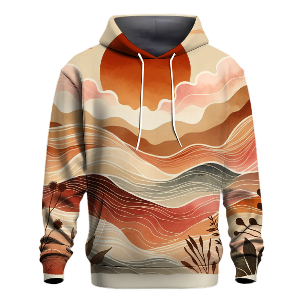Ethereal Sunset Grove Hoodie