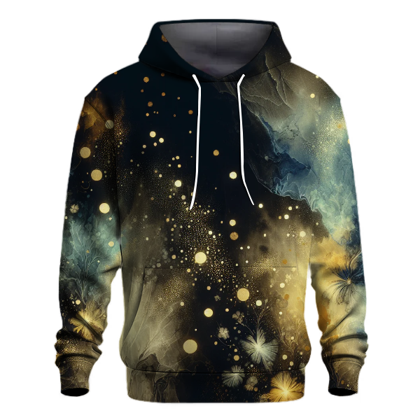 Firefly Night Tie-dye Design Hoodie