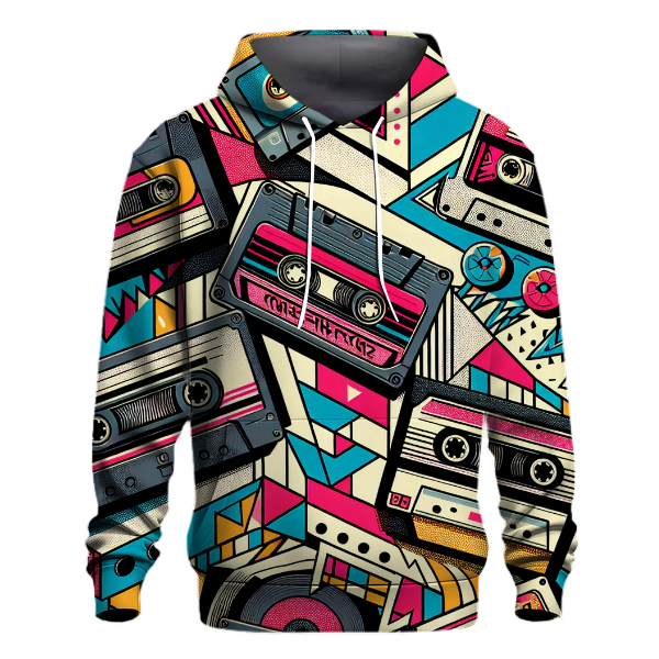 Cassette Tape Tracks Hoodie