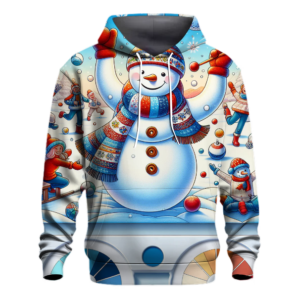 Silly Snowman Shenanigans Hoodie