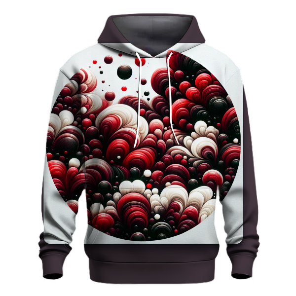 Cherry Cola Tie-Dye Design Hoodie
