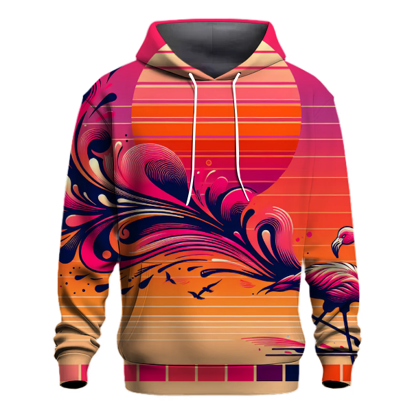 Fiery Floral Fantasy Hoodie