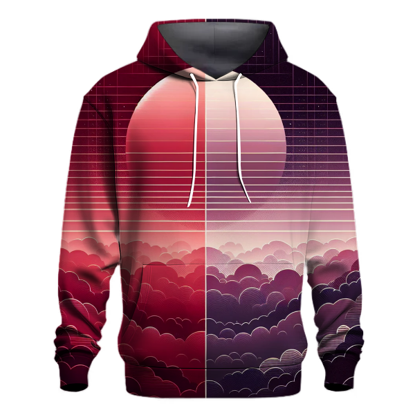 Crimson Sky Escape Hoodie
