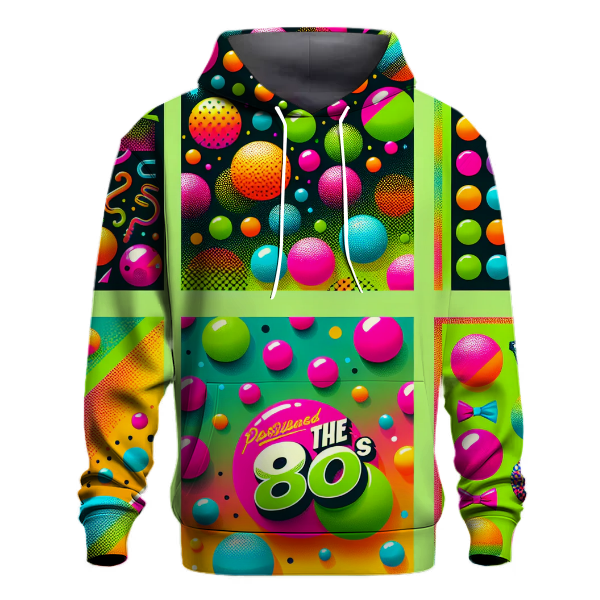 Funky 80s Polka Dots Hoodie