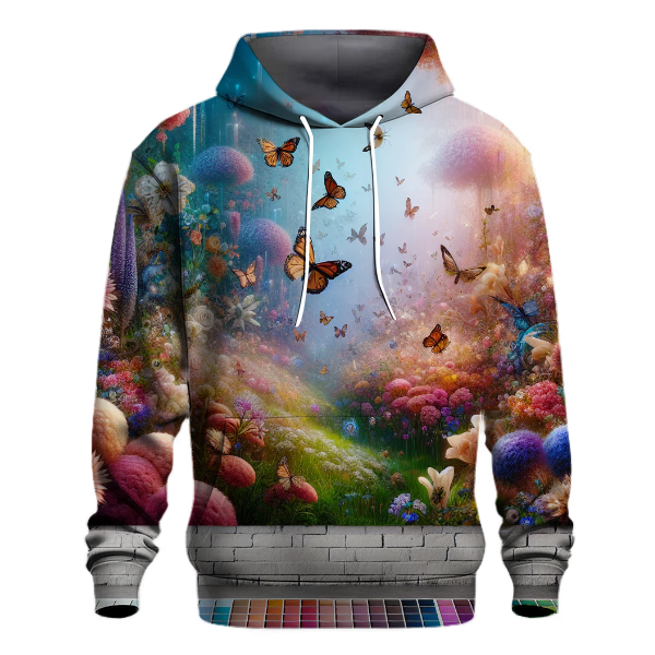 Floral Enchantment Dreamscape Hoodie