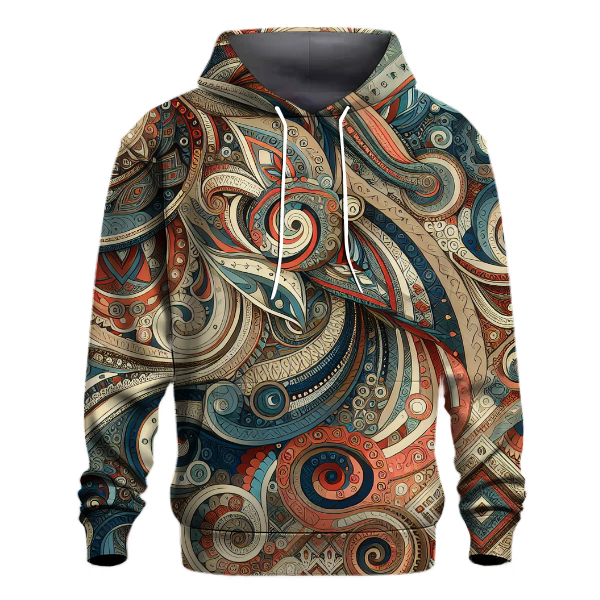 Bohemian Paisley Paradise Hoodie