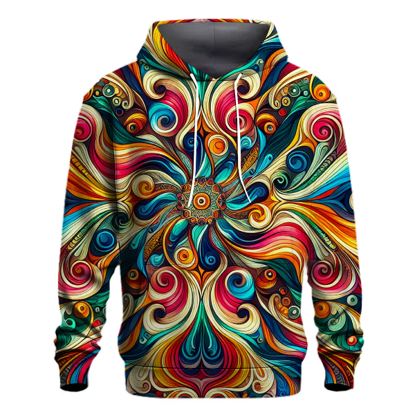 Psychadelic Swirl Retreat Hoodie