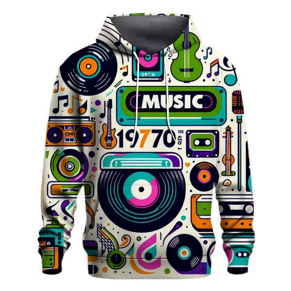 Funky 70s Music Vibes Hoodie