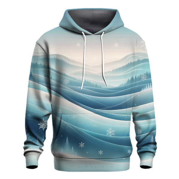 Snowy Winter Gradient Hoodie