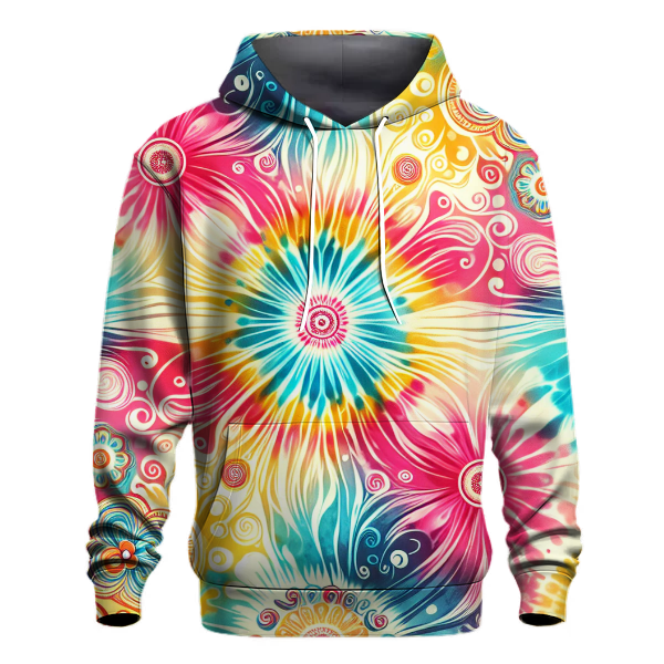 Bubblegum Bliss Tie-Dye Hoodie
