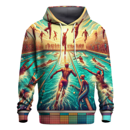 Swimming - Ocean Deep Hoodie