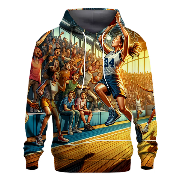 Basketball Hustle Design Hoodie