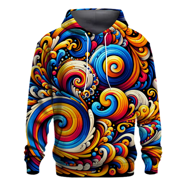 Colorful Tie-Dye Explosion Hoodie