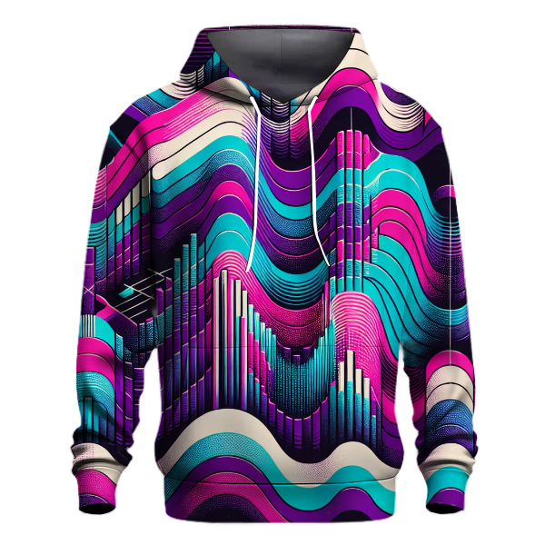 Futuristic Synth Soundscape Hoodie